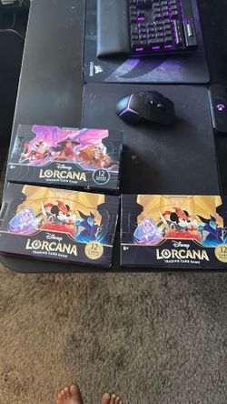 Disney Lorcana booster boxes