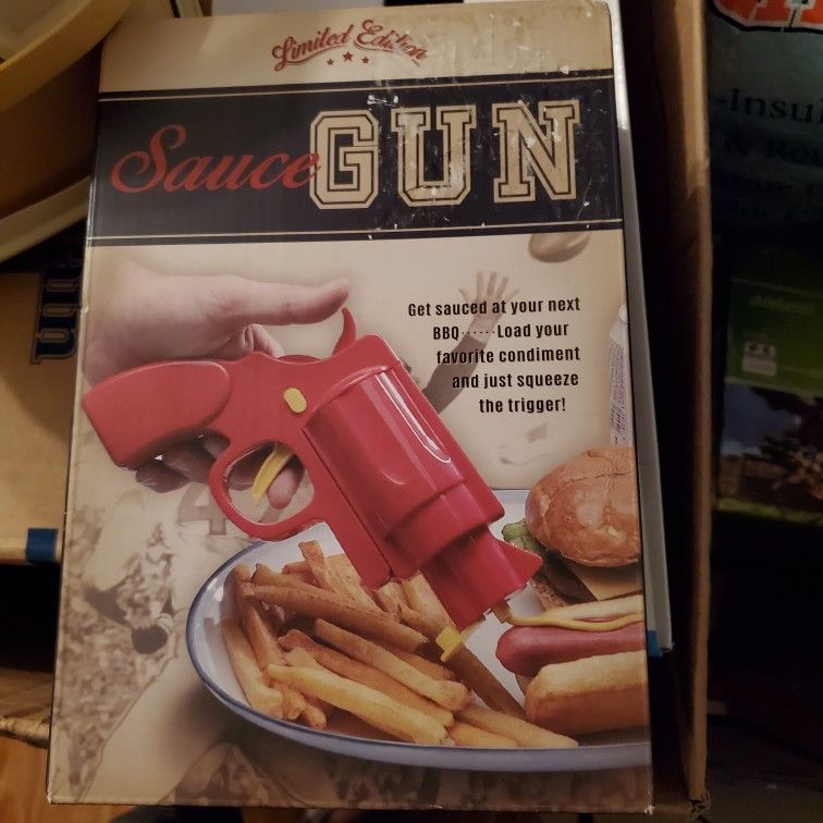 Condiment gun. (https://offerup.co/faYXKzQFnY?$deeplink_path=/redirect/ for Law Enforcement Personal)
