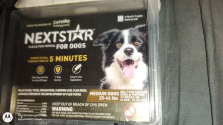 Nextstar Flea and Tick Topical Treatment for Medium Dogs