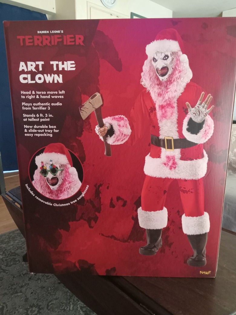 Terrifier Art The Clown Christmas Themed Animatronic