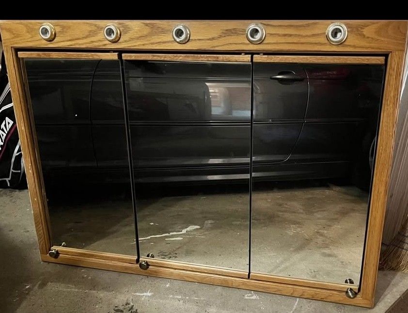 Large Bathroom Mirror Cabinet $20