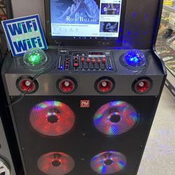 speaker Wifi karaoke usb memoria sd bluetooth mic