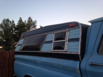 Long bed truck camper shell