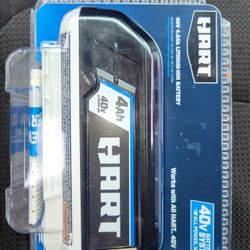 New HART 40 Volts 4.0Ah Lithium-Ion Battery