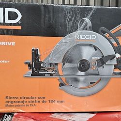 New RIDGID 7-1/4" worm handle circular saw