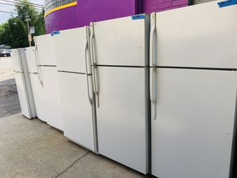 Top freezer refrigerators well cleaned, working perfectly with 4 months warranty starting from $175