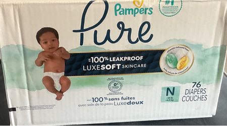 Pampers Pure Newborn Diapers 76 Count