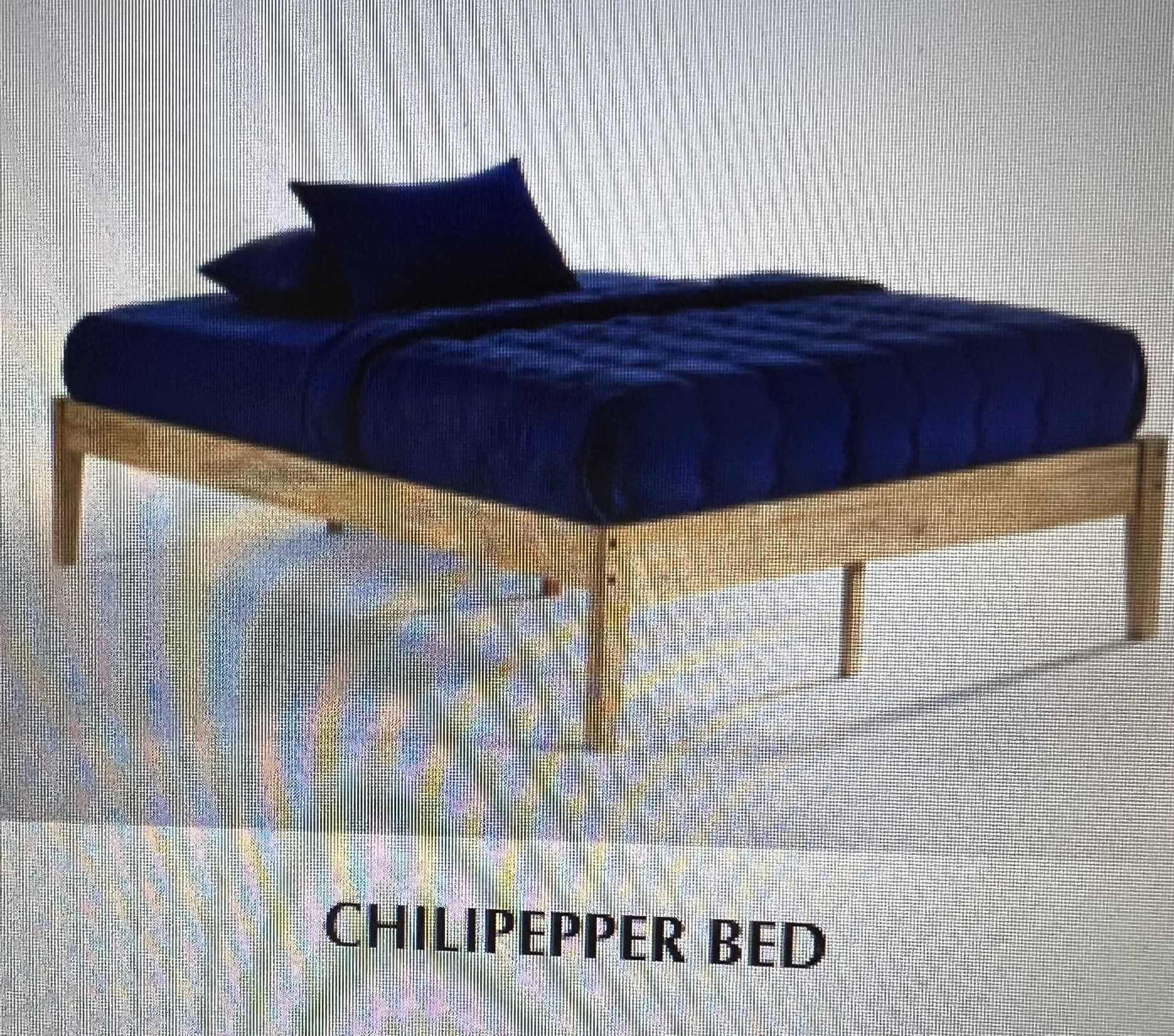 Rubber tree Wood Full Size Platform Frame, Dark Chocolate Color