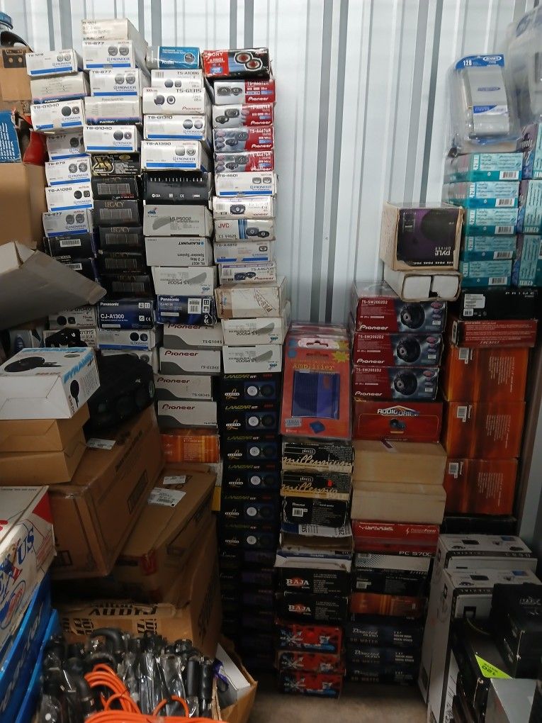 I Have Alot Of Car Audio Equipment All Brand New 3.5 4inch 5 1.4 Speakers 6.5 5x7 6x8 Speakers 8inch Subs And Few Other Things Radio Dash Kits