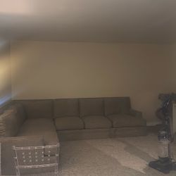 Large Beige Couch 