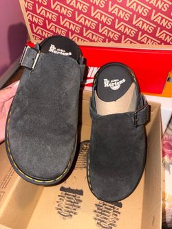 Zebzag mule Black Dr Martens