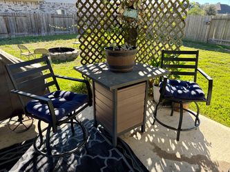 Patio Table & Two Chairs