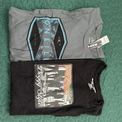 Size m Shirts Take Both For $5