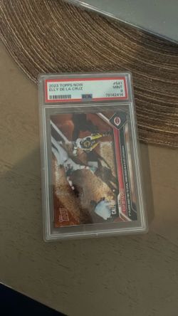 2023 TOPPS NOW ELLY DE LA CRUZ PSA 9