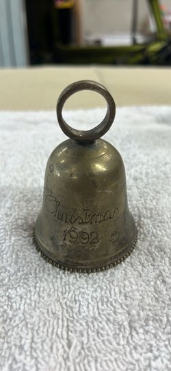 Silver Plated Christmas 1992 Bell