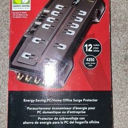Rocketfish 12-Outlet Energy-Saving Surge Protector (Model RF-PCS12ES), 