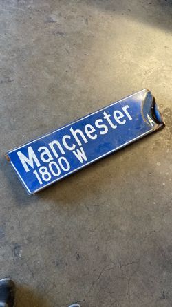 Vintage street sign