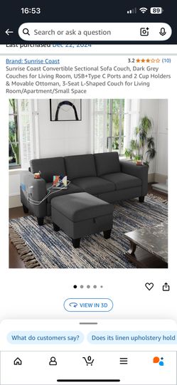 Couch W/ Charging Port