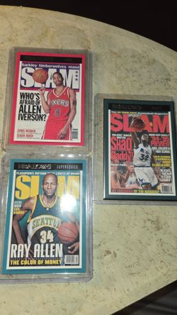 NBA Hoops SLAM Magazine Cover Cards Lot of 3