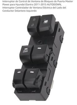 Master Power Door Lock Window Control Switch for Hyundai Elantra 2011-2015 AUTODOWN, Left Front Driver Side Electric Window Controller Switch