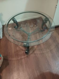 Nice Coffee round Center Glass Table