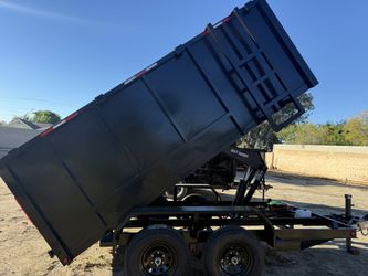 🔥NEW 8x4x12 SCISSOR LIFT Hydraulic Dump Trailer WITH TARP 🔥