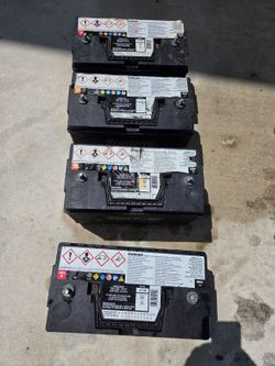 4 Used Startrite Group 31 Batteries – $60 EACH