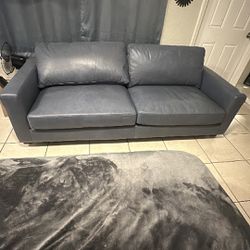 Moes Home Collection Leather Couch