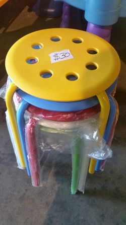Colorful stools