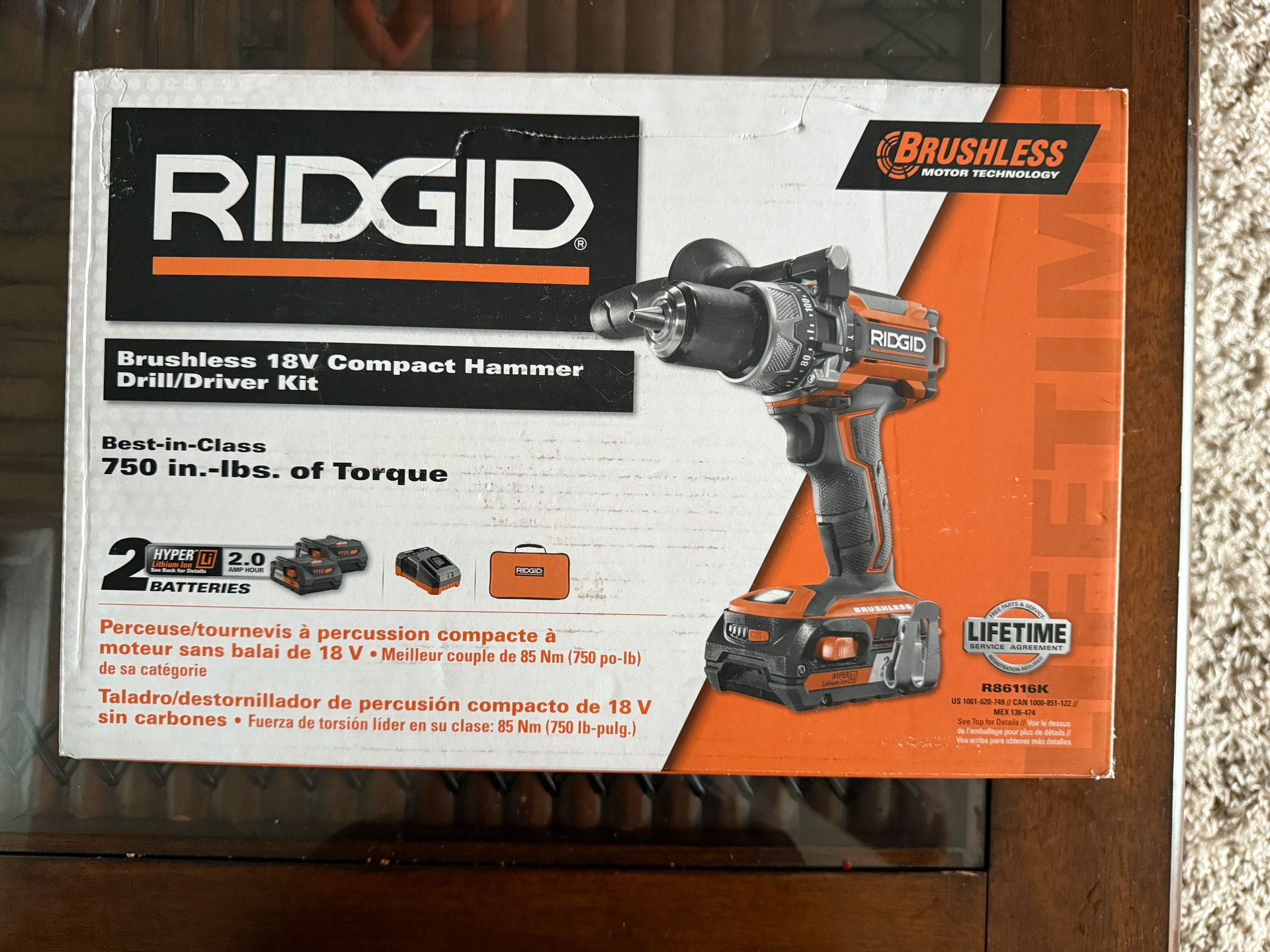 RIDGID Hammer Drill Driver Kit
