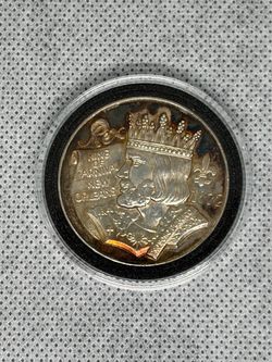 1981 Rex Mardi Gras .999 Silver Doubloon – 24.56g