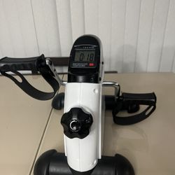 This Mini Exercise Bike/ Preowned / Calorie Counter/ Tension Adjustment TDC T-C CA is Very gently used and fully functional!  Looking for a compact an
