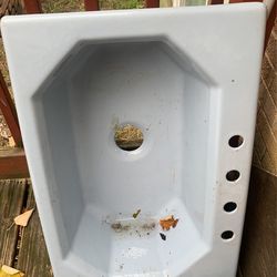 Cast iron sink forkitchen