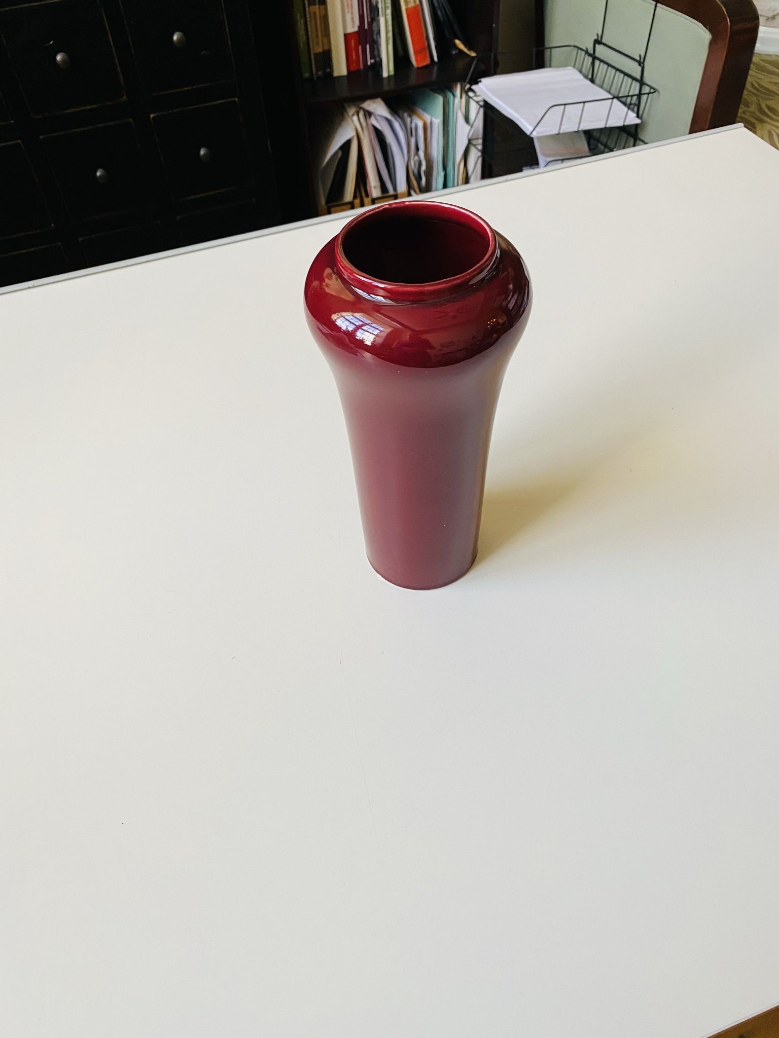 Great Valentine Day Present! High quality ceramic elegant Designer Vase. Brand new. Never used. 9.25” tall. Great Bargain.