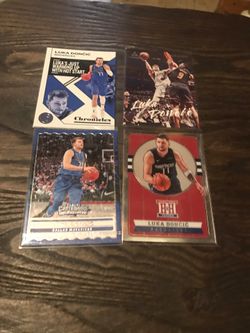 LUKA DONCIC 4 CARD LOT