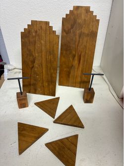 Jewelry stand, bags and box