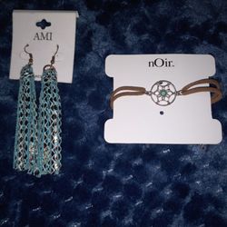 Earrings And Bracelet