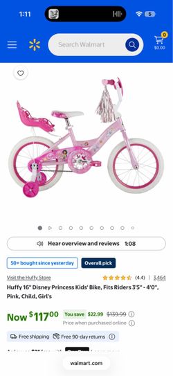 Disney princess bike