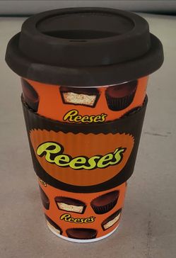 Reeses Branded Ceramic Travel Mug