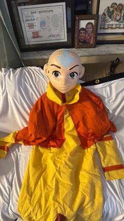Avatar Aang Halloween Costume with Mask