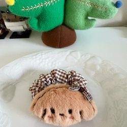 Super cute fluffy dog hair tie