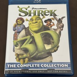 Shrek 3D - The Complete Collection 4-Disc Blu-ray Set Movies
