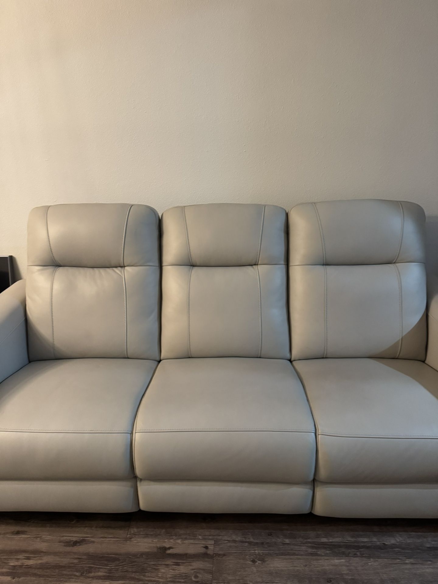 Leather Double Recliner 