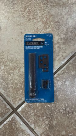 Surface bolt solid brass construction
