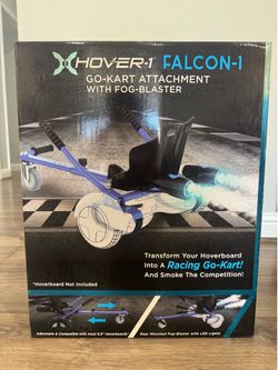 Hover-1 Falcon-1 Hoverboard Go-Kart Attachment w/ Fog Blaster – Brand New