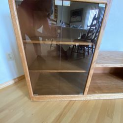 Oak TV/Stereo Cabinet 