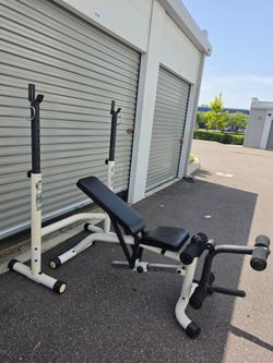 Weight Adjustable Bench & Rack