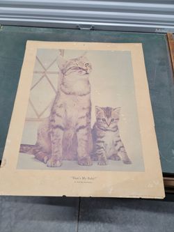 Vintage Thats my baby poster