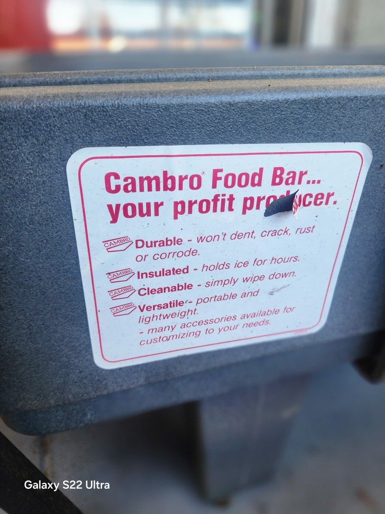 Cambro Food Bar