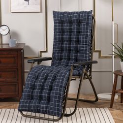 Patio Chaise Lounger Bench Cushion For Indoor/Outdoor Furniture